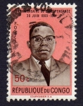 Sellos de Africa - Rep�blica del Congo -  1º ANNIVERSAIRE DE L'INDÉPENDANCE  30 JUIN 1960 -1961