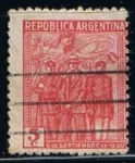 Stamps Argentina -  Scott  397  Espiritu de asistir a lo insurgentes