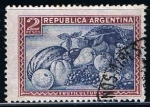 Sellos de America - Argentina -  Scott  447  Frutas