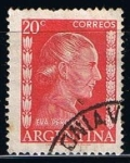 Sellos de America - Argentina -  Scott  602  Ava Peron