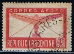 Stamps Argentina -  Scott  C38  Avion y sobres de correos