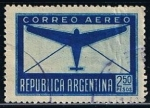 Stamps Argentina -  Scott  C42  Avion y sobre