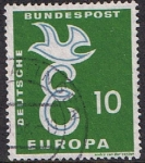 Stamps Germany -  EUROPA 1958