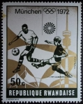 Sellos de Africa - Rwanda -  Munich 1972 / Fútbol