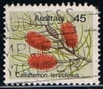 Stamps Australia -  Callistemon terelifolius