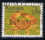 Stamps Australia -  Coral crab