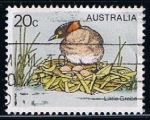 Stamps Australia -  lihle Grebe