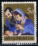 Stamps Australia -  Scott 396  Navidad 1965