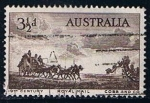 Stamps Australia -  Scott  281  Cobb and Company mail Coach