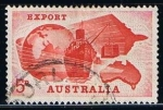 Stamps Australia -  Scott  356  Mapa de Australia