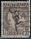 Stamps Australia -  Scott  C6  Mercury y la tierra