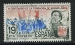 Stamps Spain -  E2584 - IV Cent. Fundación Buenos Aires