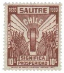 Sellos de America - Chile -  CENTENARIO DE LA EXPORTACION DEL SALITRE