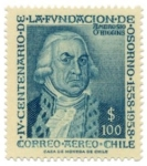 Stamps Chile -  IV CENTENARIO DE LA FUNDACION DE OSORNO