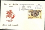 Sellos de Europa - Espa�a -  Día del Sello  1980 - Correo a caballo siglo XIV  - SPD