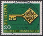 Sellos de Europa - Alemania -  EUROPA 1968