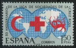 Sellos de Europa - Espa�a -  E1925 - L Aniv. Liga Sociedades Cruz Roja