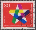 Stamps Germany -  L ANIVERSARIO DE LA O.I.T.