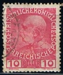 Stamps Austria -  Scott  115 Francisco Jose