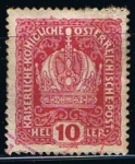 Stamps Austria -  Scott  148 Corona de Austria