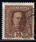 Stamps Austria -  Scott  151  francisco Jose