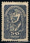 Stamps Austria -  Scott  215  Alegoria de la nueva Republica