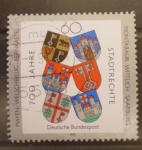 Stamps Germany -  ESCUDOS: MAYEN, WELSCHBILLIG, BERNKASSTEL, MONTABAUR, WITTLICH, SAARBURG