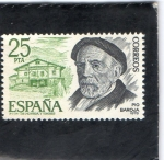 Stamps Spain -  2458-  PIO BAROJA