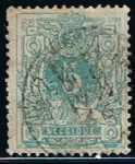 Stamps Belgium -  Scott  30 Cifras