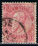 Stamps Belgium -  Scott  66  Rey Leopoldo II