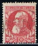 Stamps Belgium -  Scott  85  Rey Leopoldo