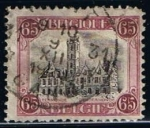 Stamps Belgium -  Scott  139  Town Hall at Termonde