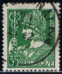 Stamps Belgium -  Scott  250  Mercury