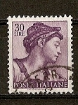 Stamps Italy -  Obras de Miguel Angel.