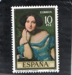 Stamps Spain -  2435-CONDESA DE VILCHES ( F. Madrazo )