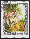 Stamps Bahrain -  F.Boucher. Mother. Day (2)