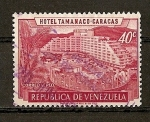 Sellos de America - Venezuela -  Hotel Tamanaco./ Aereo.