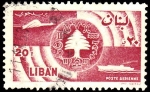 Stamps Lebanon -  Simbolo Comunicaciones