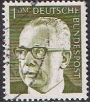 Stamps Germany -  PRESIDENTE G. HEINEMANN