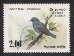 Sellos de Asia - Sri Lanka -  AVES: 2.269.023,00-Muscicapa sordida