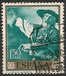 Stamps Spain -  Francisco de Zurbarán (1598-1664). Ed 1423