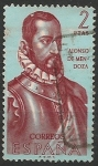 Stamps Spain -  Forjadores de América. Ed 1458