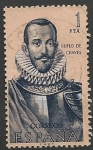 Stamps Spain -  Forjadores de América.  Conquistadores  de Nueva Granada. Ed 1377