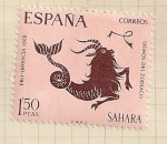 Sellos de Europa - Espaa -  Zodiaco SAHARA