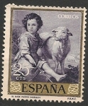 Stamps Spain -  Día del Sello. Bartolomé Esteban  Murillo (1617-1682). Ed 1270