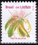 Stamps Brazil -  Pachira aquatica