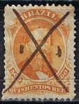 Stamps Brazil -  Scott  67  Cifras