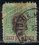 Stamps Brazil -  Scott  150  Cabeza de Libertad (5)