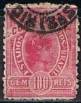 Stamps Brazil -  Scott  160 Cabeza de Libertad (7)