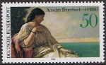 Stamps Germany -  ANSELM FEUERBACH. 